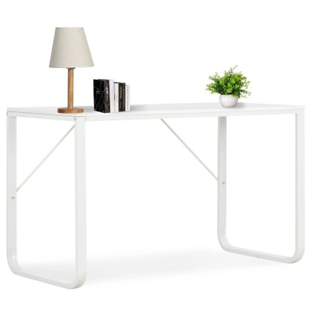 vidaXL Computertisch Weiß 120x60x73 cm