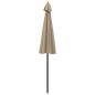 vidaXL Sonnenschirm mit Aluminium-Mast 270 cm Taupe vidaXL Sonnenschirm mit Aluminium-Mast 270 cm Taupe