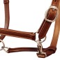 Echtleder Halfter Stallhalfter verstellbar braun voll Echtleder Halfter Stallhalfter verstellbar braun voll