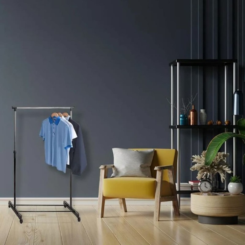 Storage solutions Kleiderständer Einzelstange mit Rollen Verstellbar Storage solutions Kleiderständer Einzelstange mit Rollen Verstellbar
