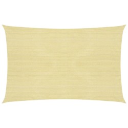 vidaXL Sonnensegel 160 g/m² Beige 2x2,5 m HDPE