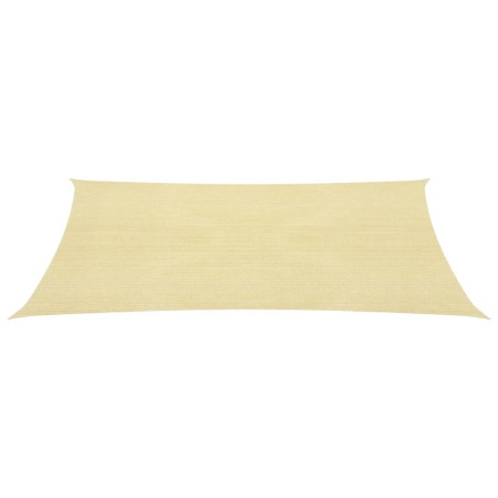 vidaXL Sonnensegel 160 g/m² Beige 2x2,5 m HDPE