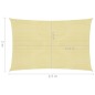 vidaXL Sonnensegel 160 g/m² Beige 2x2,5 m HDPE vidaXL Sonnensegel 160 g/m² Beige 2x2,5 m HDPE