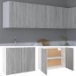 vidaXL Hängeschrank Grau Sonoma 80x31x60 cm Holzwerkstoff vidaXL Hängeschrank Grau Sonoma 80x31x60 cm Holzwerkstoff