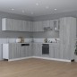vidaXL Hängeschrank Grau Sonoma 80x31x60 cm Holzwerkstoff vidaXL Hängeschrank Grau Sonoma 80x31x60 cm Holzwerkstoff