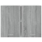 vidaXL Hängeschrank Grau Sonoma 80x31x60 cm Holzwerkstoff vidaXL Hängeschrank Grau Sonoma 80x31x60 cm Holzwerkstoff