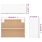 vidaXL Hängeschrank Grau Sonoma 80x31x60 cm Holzwerkstoff vidaXL Hängeschrank Grau Sonoma 80x31x60 cm Holzwerkstoff