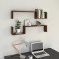 vidaXL Wandregale 2 Stk. Braun Eichen-Optik 100x15x20 cm Holzwerkstoff vidaXL Wandregale 2 Stk. Braun Eichen-Optik 100x15x20 cm Holzwerkstoff