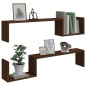 vidaXL Wandregale 2 Stk. Braun Eichen-Optik 100x15x20 cm Holzwerkstoff vidaXL Wandregale 2 Stk. Braun Eichen-Optik 100x15x20 cm Holzwerkstoff