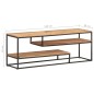 vidaXL TV-Schrank 130x30x45 cm Akazie Massivholz vidaXL TV-Schrank 130x30x45 cm Akazie Massivholz