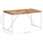 vidaXL Esstisch 140x70x76 cm Massivholz Akazie und Mango vidaXL Esstisch 140x70x76 cm Massivholz Akazie und Mango
