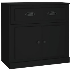 vidaXL Sideboard Schwarz 70x35,5x67,5 cm Holzwerkstoff