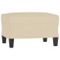 vidaXL 3-tlg. Sofagarnitur mit Kissen Creme Stoff vidaXL 3-tlg. Sofagarnitur mit Kissen Creme Stoff