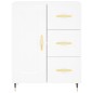 Highboard Weiß 69,5x34x180 cm Holzwerkstoff Highboard Weiß 69,5x34x180 cm Holzwerkstoff