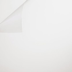 Easyprotec Fensterfolie Permanent Haftend Matt 90x250 cm Weiß