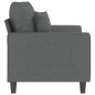 vidaXL 2-Sitzer-Sofa Dunkelgrau 120 cm Stoff vidaXL 2-Sitzer-Sofa Dunkelgrau 120 cm Stoff