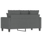 vidaXL 2-Sitzer-Sofa Dunkelgrau 120 cm Stoff vidaXL 2-Sitzer-Sofa Dunkelgrau 120 cm Stoff