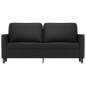 vidaXL 2-Sitzer-Sofa Schwarz 140 cm Kunstleder vidaXL 2-Sitzer-Sofa Schwarz 140 cm Kunstleder