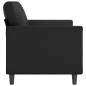 vidaXL 2-Sitzer-Sofa Schwarz 140 cm Kunstleder vidaXL 2-Sitzer-Sofa Schwarz 140 cm Kunstleder