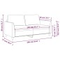 vidaXL 2-Sitzer-Sofa Schwarz 140 cm Kunstleder vidaXL 2-Sitzer-Sofa Schwarz 140 cm Kunstleder