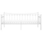 vidaXL Schlafsofa Bettgestell Weiß Metall 90x200 cm vidaXL Schlafsofa Bettgestell Weiß Metall 90x200 cm
