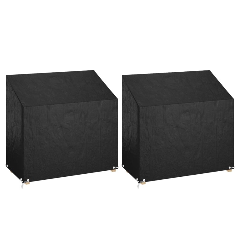 vidaXL Abdeckungen für Gartenbank 2 Stk. 8 Ösen 130x70x70/88 cm vidaXL Abdeckungen für Gartenbank 2 Stk. 8 Ösen 130x70x70/88 cm