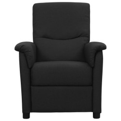 vidaXL Massagesessel Schwarz Stoff