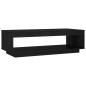 vidaXL Couchtisch Schwarz 110x50x33,5 cm Kiefer Massivholz vidaXL Couchtisch Schwarz 110x50x33,5 cm Kiefer Massivholz
