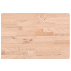 vidaXL Tischplatte 60x40x2,5 cm Rechteckig Massivholz Buche