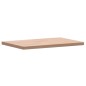 vidaXL Tischplatte 60x40x2,5 cm Rechteckig Massivholz Buche vidaXL Tischplatte 60x40x2,5 cm Rechteckig Massivholz Buche