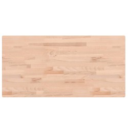 vidaXL Tischplatte 100x50x4 cm Rechteckig Massivholz Buche