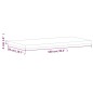 vidaXL Tischplatte 100x50x4 cm Rechteckig Massivholz Buche vidaXL Tischplatte 100x50x4 cm Rechteckig Massivholz Buche