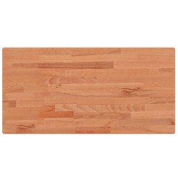 vidaXL Tischplatte 100x50x1,5 cm Rechteckig Massivholz Buche