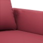 vidaXL 2-Sitzer-Sofa Weinrot 120 cm Kunstleder vidaXL 2-Sitzer-Sofa Weinrot 120 cm Kunstleder