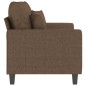 vidaXL 2-Sitzer-Sofa Braun 120 cm Stoff vidaXL 2-Sitzer-Sofa Braun 120 cm Stoff