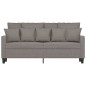 vidaXL 2-Sitzer-Sofa Taupe 140 cm Stoff vidaXL 2-Sitzer-Sofa Taupe 140 cm Stoff