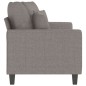 vidaXL 2-Sitzer-Sofa Taupe 140 cm Stoff vidaXL 2-Sitzer-Sofa Taupe 140 cm Stoff