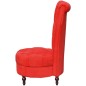 vidaXL Sessel mit hoher Lehne Rot Stoff vidaXL Sessel mit hoher Lehne Rot Stoff