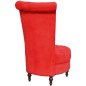 vidaXL Sessel mit hoher Lehne Rot Stoff vidaXL Sessel mit hoher Lehne Rot Stoff