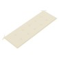 vidaXL Batavia-Gartenbank mit Cremeweißer Auflage 150 cm Teak Massiv vidaXL Batavia-Gartenbank mit Cremeweißer Auflage 150 cm Teak Massiv