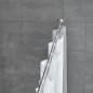 Kleine Wolke Teleskop-Duschvorhangstange 75-125 cm Chrom
