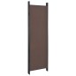 vidaXL 5-tlg. Raumteiler Braun 250×180 cm vidaXL 5-tlg. Raumteiler Braun 250×180 cm