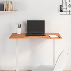 vidaXL Schreibtischplatte 80x(36-40)x1,5 cm Massivholz Buche
