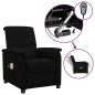 vidaXL Massagesessel Elektrisch Schwarz Stoff vidaXL Massagesessel Elektrisch Schwarz Stoff