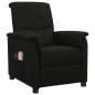 vidaXL Massagesessel Elektrisch Schwarz Stoff vidaXL Massagesessel Elektrisch Schwarz Stoff