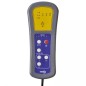 vidaXL Massagesessel Elektrisch Schwarz Stoff vidaXL Massagesessel Elektrisch Schwarz Stoff