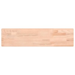 vidaXL Wandregal 80x20x2,5 cm Massivholz Buche