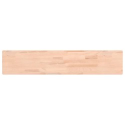 vidaXL Wandregal 100x20x4 cm Massivholz Buche