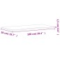 vidaXL Schreibtischplatte 100x(45-50)x1,5 cm Massivholz Buche vidaXL Schreibtischplatte 100x(45-50)x1,5 cm Massivholz Buche