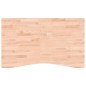 vidaXL Schreibtischplatte 100x(55-60)x1,5 cm Massivholz Buche vidaXL Schreibtischplatte 100x(55-60)x1,5 cm Massivholz Buche